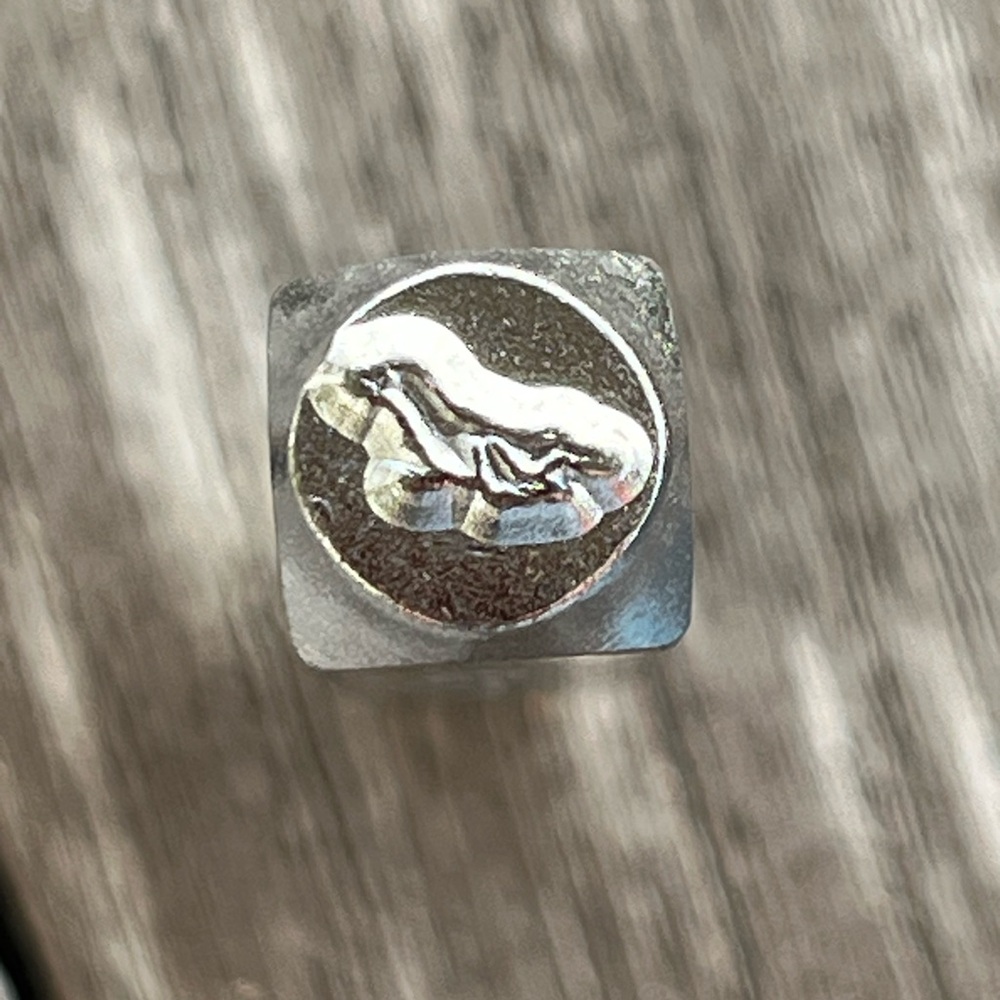 6mm Seal Steel Metal Punch Jewelry Design Stamp